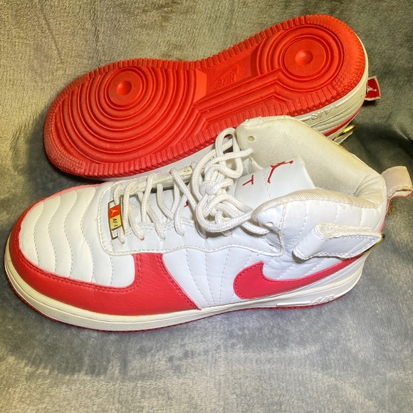 RARE Nike Air Jordan fusion best of both worlds af7 red and white 2007 - Picture 15 of 15